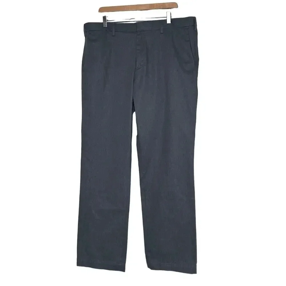 Banana Republic Aiden Slim Fit Chino 38x32 Gray Rapid Movement Stretch Pants‎